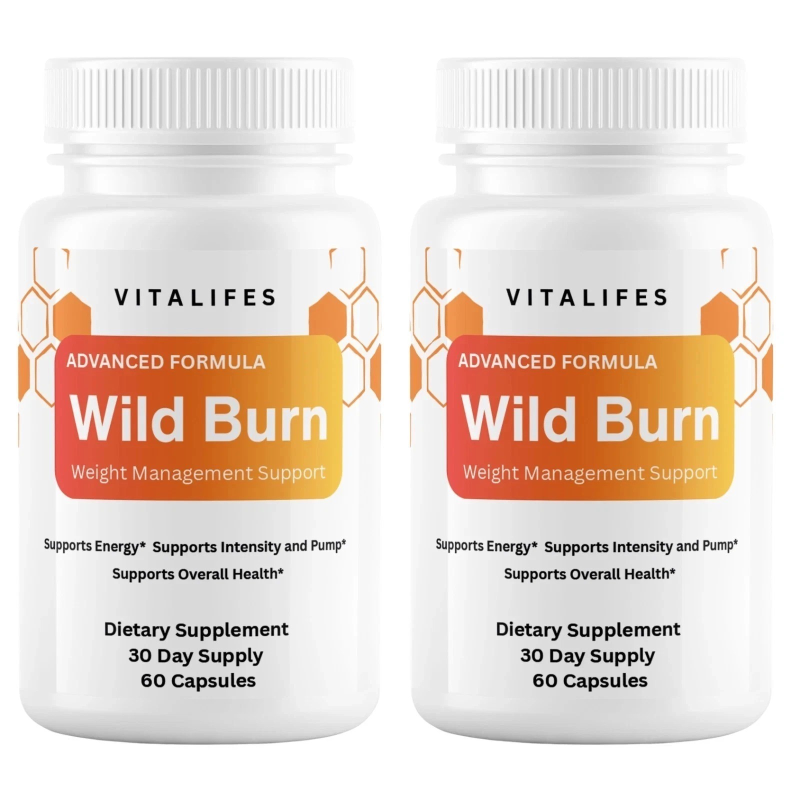 (2 pack) Wild Burn – Advanced Weight Loss for Energy & Fat Burning – 60 Capsules