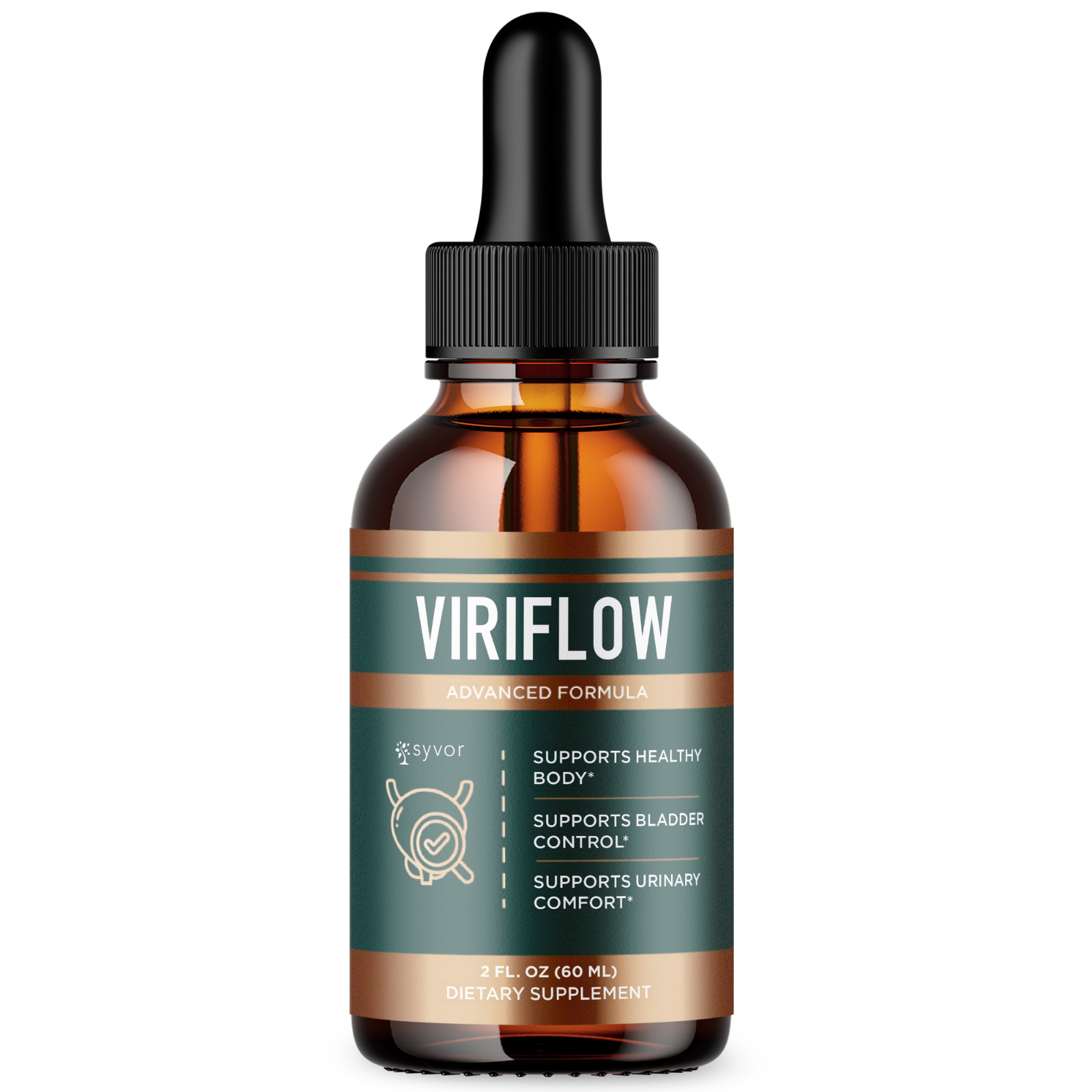 (1 Pack) Viriflow Male Support Drops Advanced Viri Flow Supplement, 30 Servings