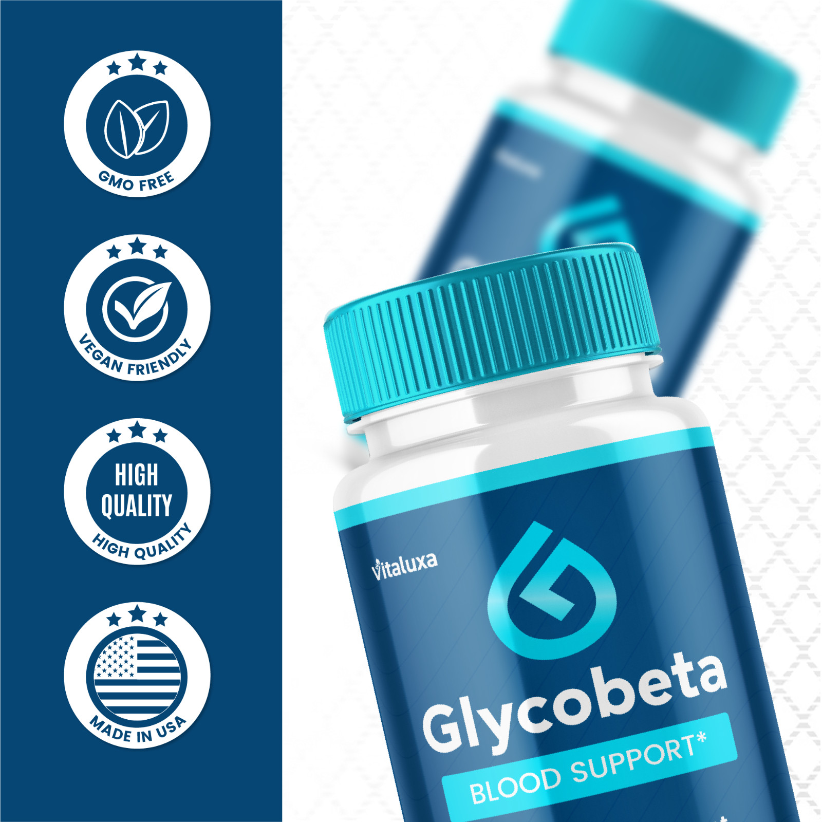 (2 Pack) Glycobeta Capsules, Glyco Blood Health and Circulation (120 Capsules)