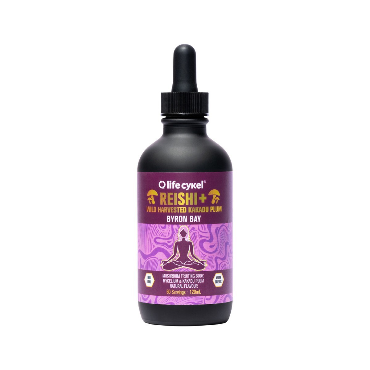 New Life Cykel Reishi + Wild Harvested Kakadu Plum 120ml Double Extract