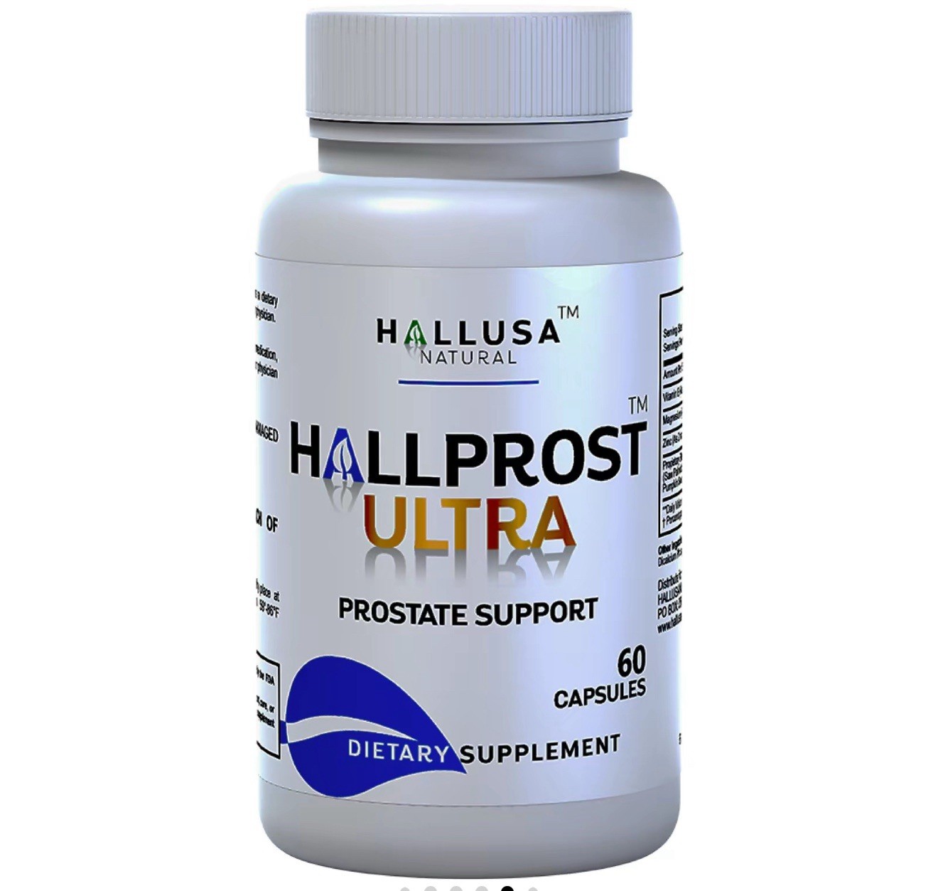 HALLPROST ULTRA Prostate Health Supplement for Men – Inflamed prostate – 60 Caps