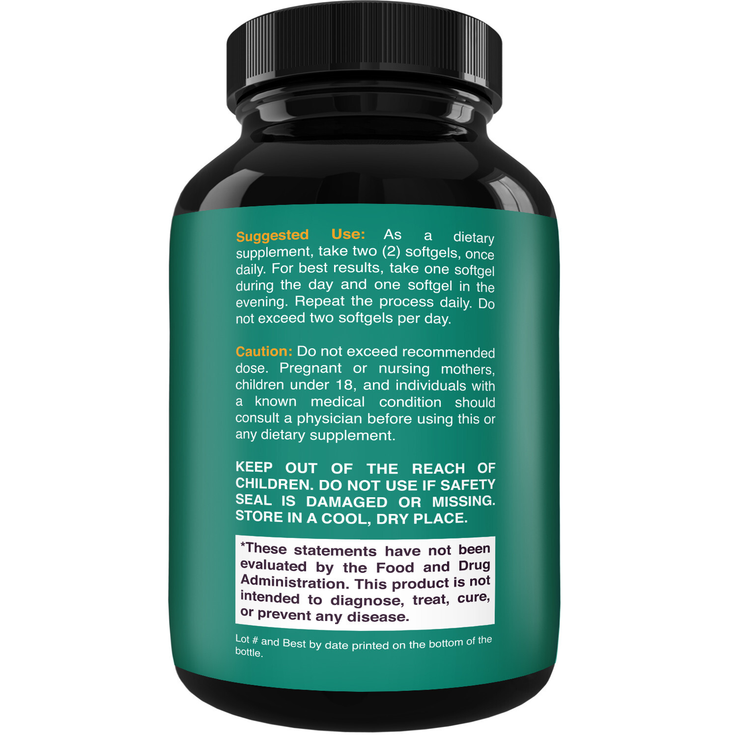 C8 MCT Oil Softgels – Medium Chain Triglycerids MCT Coconut Oil Supplement 120ct