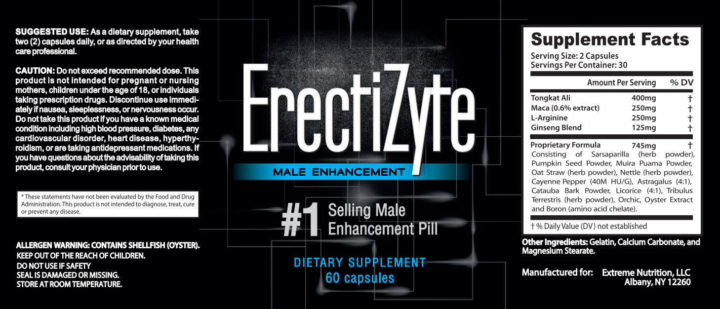 ErectiZyte – #1 Male Enhancement Pill – HUGE Size, Performance, Libido, Energy
