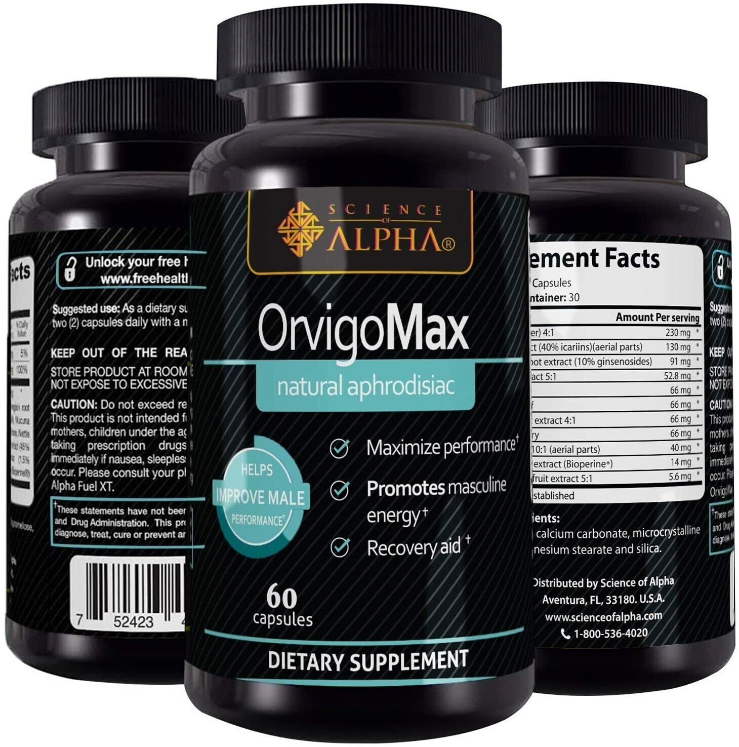 Orvigo Max Natural Aphrodisiac with Maca Boost Your Libido With Orvigo energy