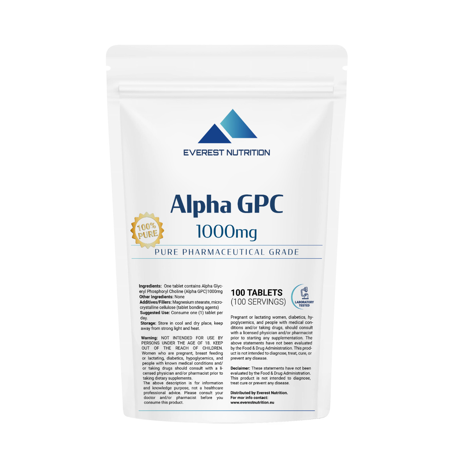 Magnesium Oxide Citrate L-Ascorbate Tablets High Concentration & Bioavailability