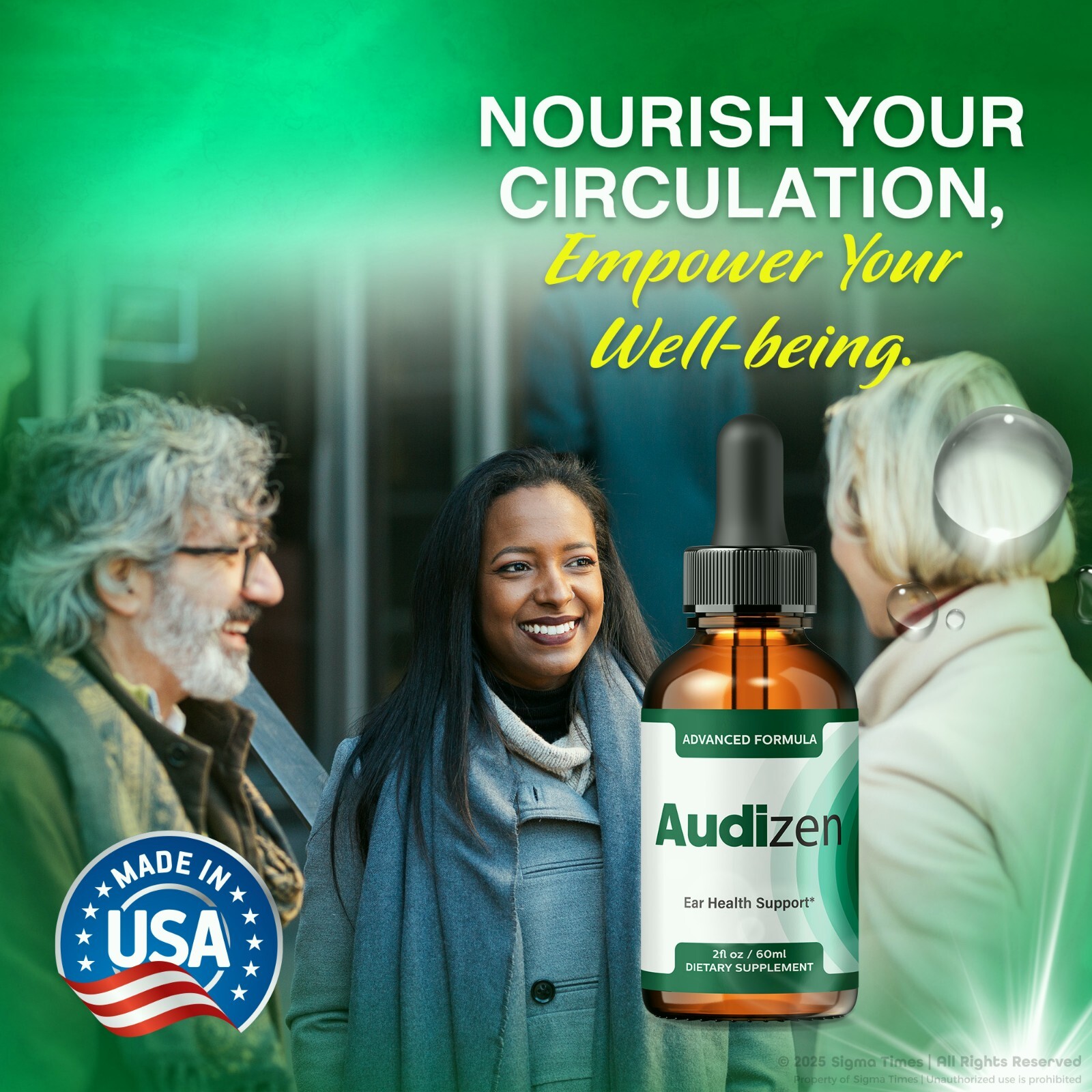 (5 Pack) Audizen Drops – Advanced Ear Health and Hearing Support Formula