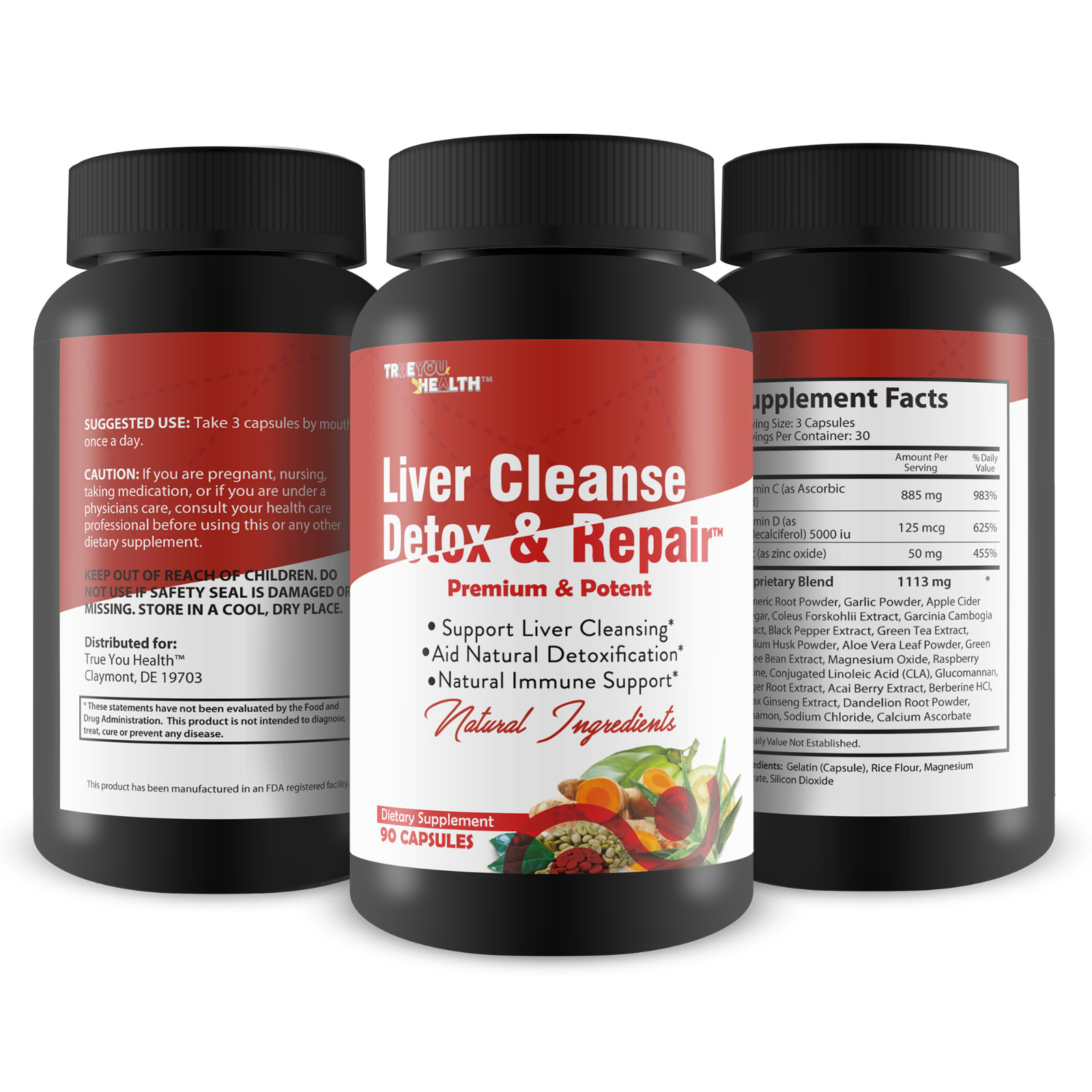 Liver Cleanse Detox & Repair – Liver, Kidney, & Colon Cleanse – Natural Detox