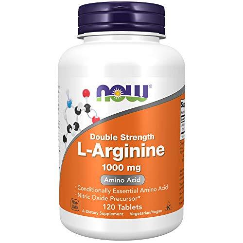 NOW FOODS L-Arginine Double Strength 1000 mg 120 Tablets