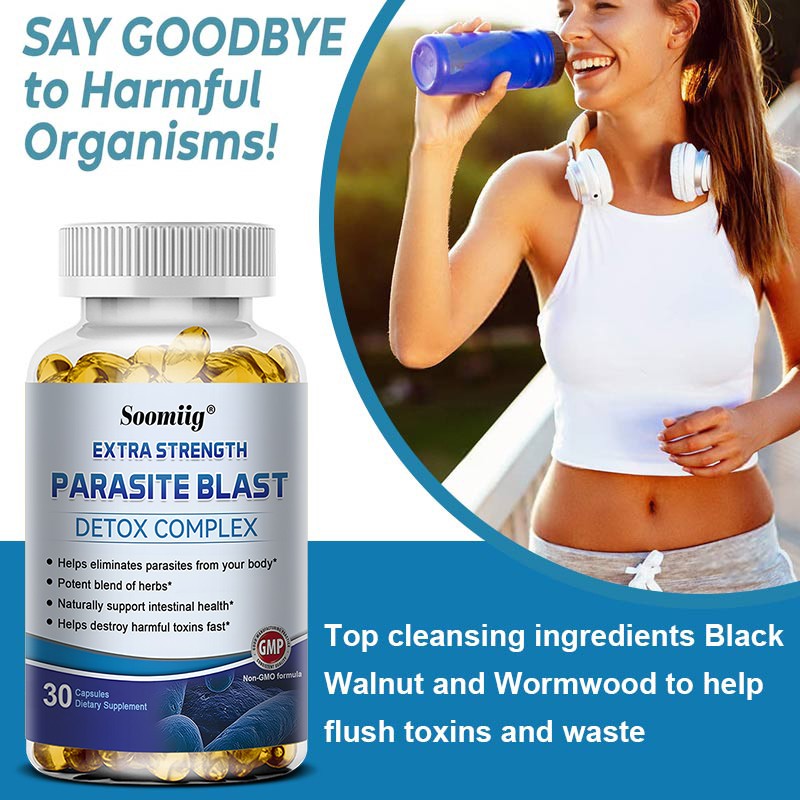 Detox Softgels, Cleanse, Full Body Gut Detox,Healthy Digestion & Immune 120 CT