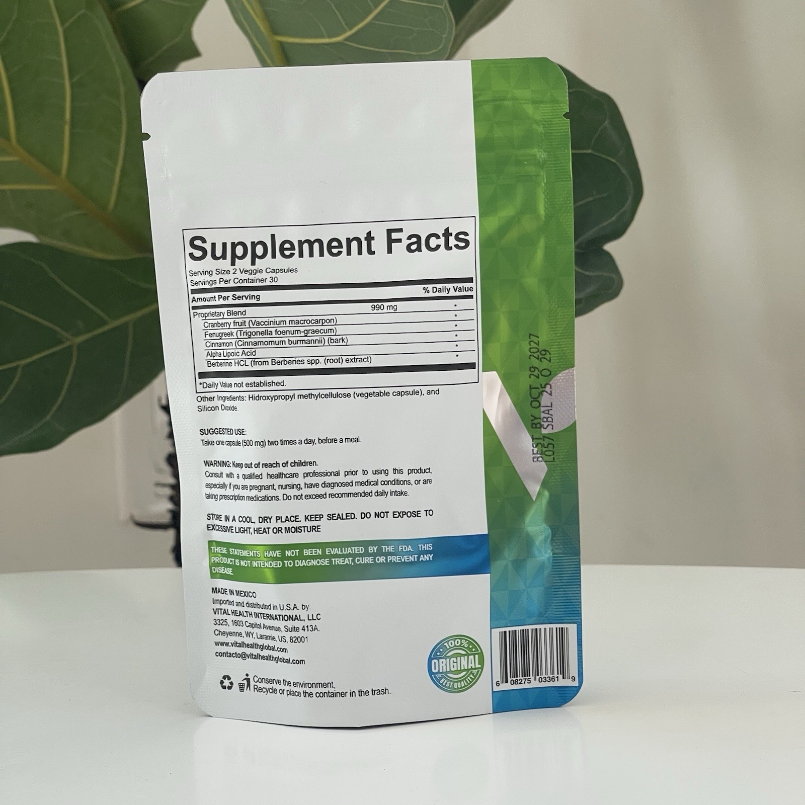 VitalHealth S-Balance 60 Veggie Capsules – New! Vital Health! Exp 10/2027.Sealed
