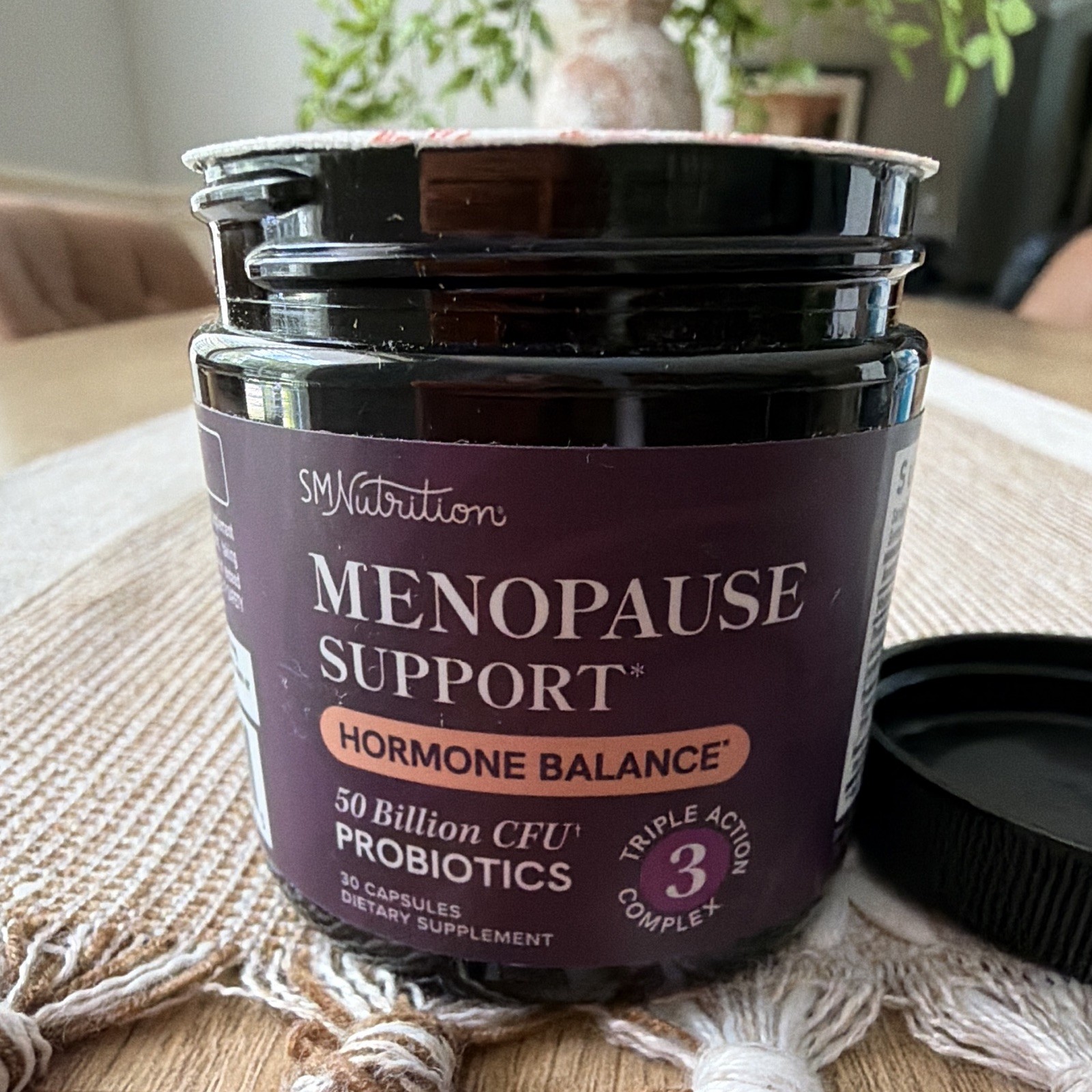 SMNutrition Menopause Support Hormone Balance + Probiotics 30 Capsules 50B CFU