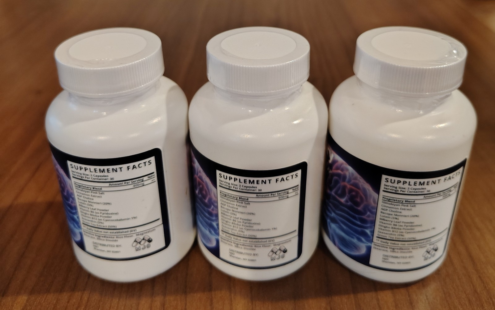 Memory Lift Dietary Supplement 180 Capsules Lot of 3 Expires 11/2027 New Sealed