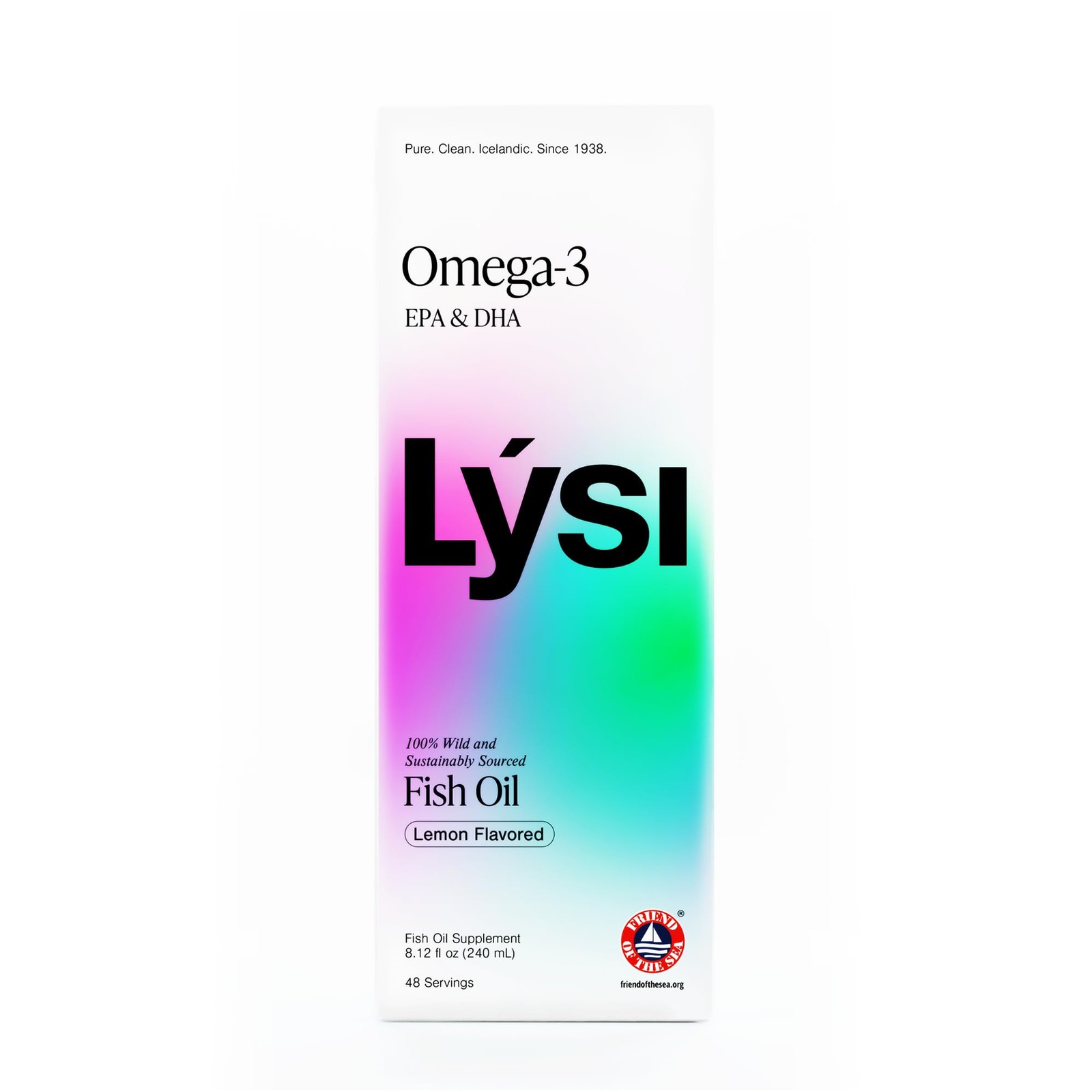 Lysi Omega 3 Fish Oil Lemon 8.12 Oz