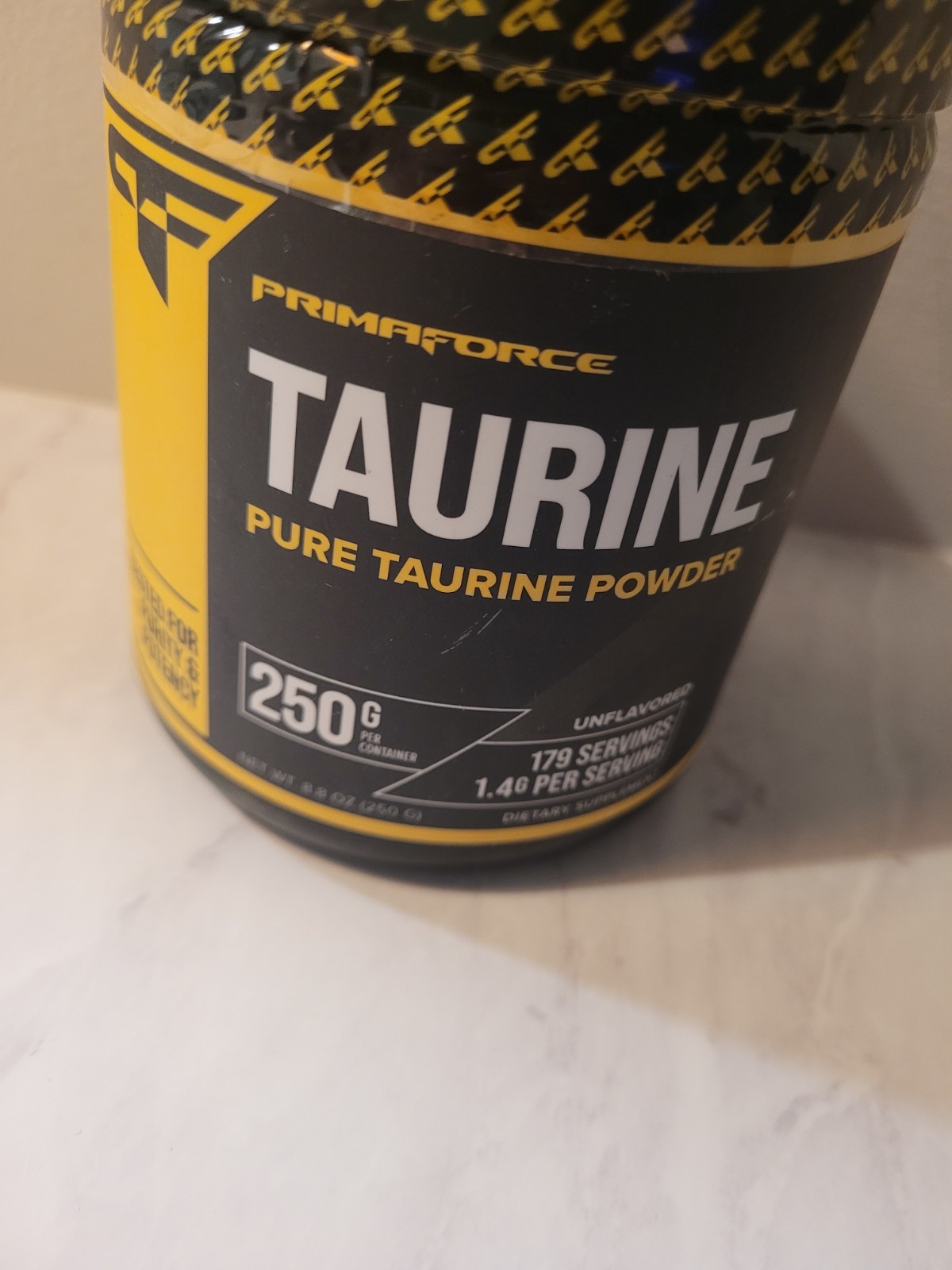 PrimaForce Taurine Diet Supplement, 250 Gram, Non-GMO & Gluten Free