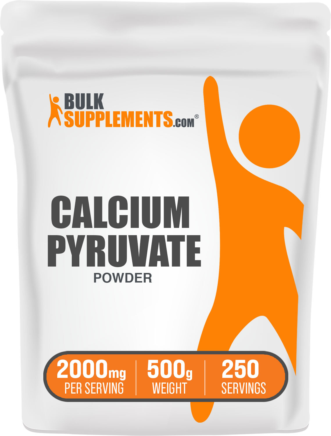 BulkSupplements Calcium Pyruvate Powder – 2000 mg Per Serving