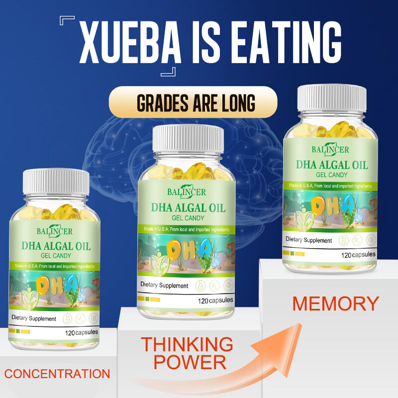Omega 3 Dha Algal Oil Capsules 3x Strength 2250mg EPA & DHA, Highest Potency