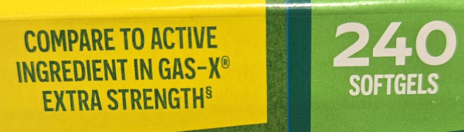 NIB Berkley Jensen Extra Strength Gas Relief Softgels, Gas-X 120 ct. EXP 9/2027
