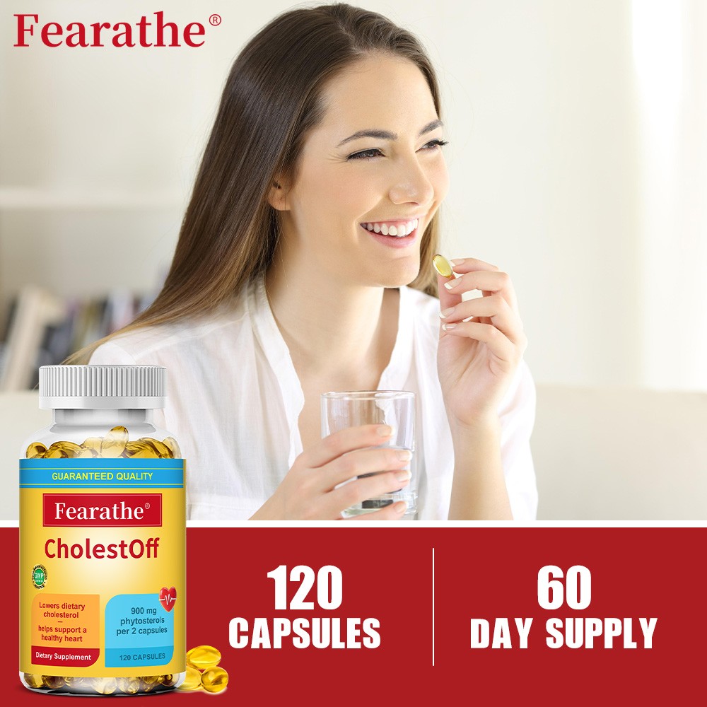 Lower Cholesterol Support Ahealthy Heart Balances Blood Circulation Softgels