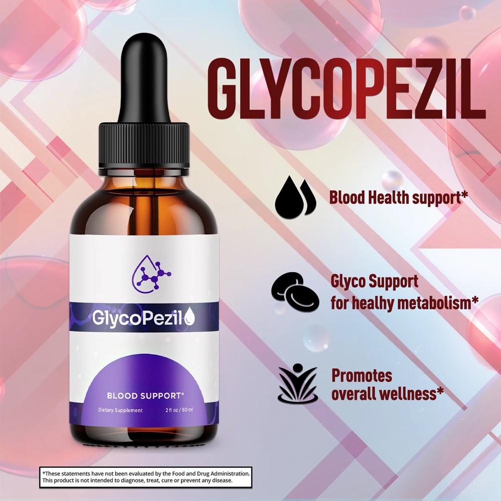2pcs Glycopezil Advanced Drops, Glyco Pezil Blood Support Formula USA~STOCK