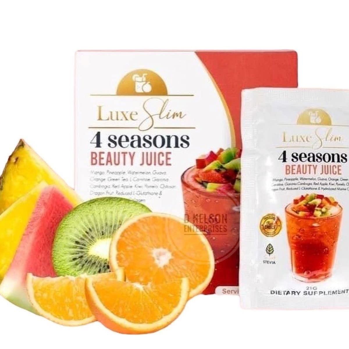 Luxe Slim 4 Seasons Beauty JUICE (10 Sachets) 21g Each