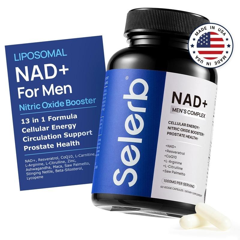 Selerb Supplement Liposomal-NAD+,CoQ10, NAD+ With Men – for L-Carnitine