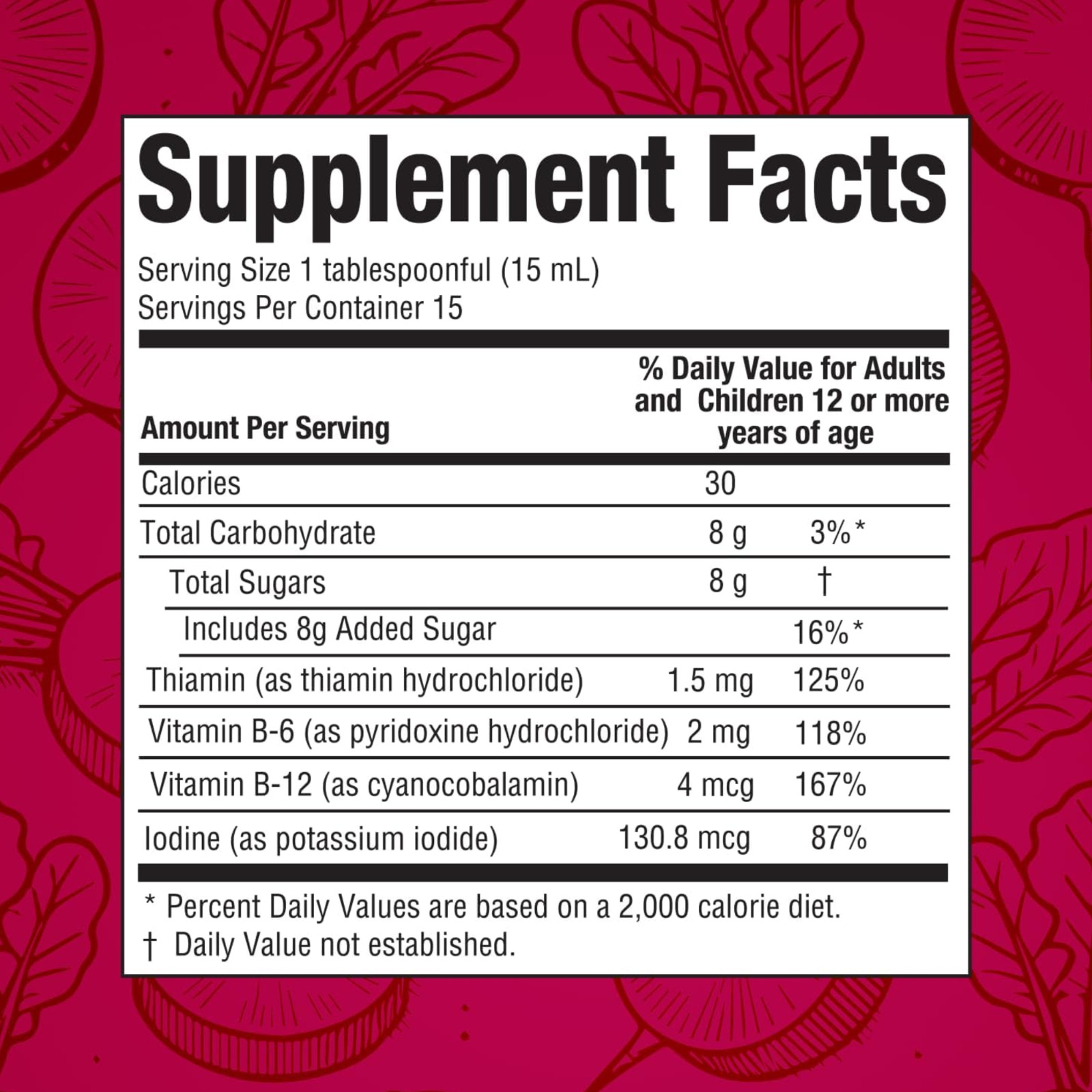 Rabano Yodado de “El Salvador” Dietary Supplement with Vit B – 8 fl oz (3-Pack)