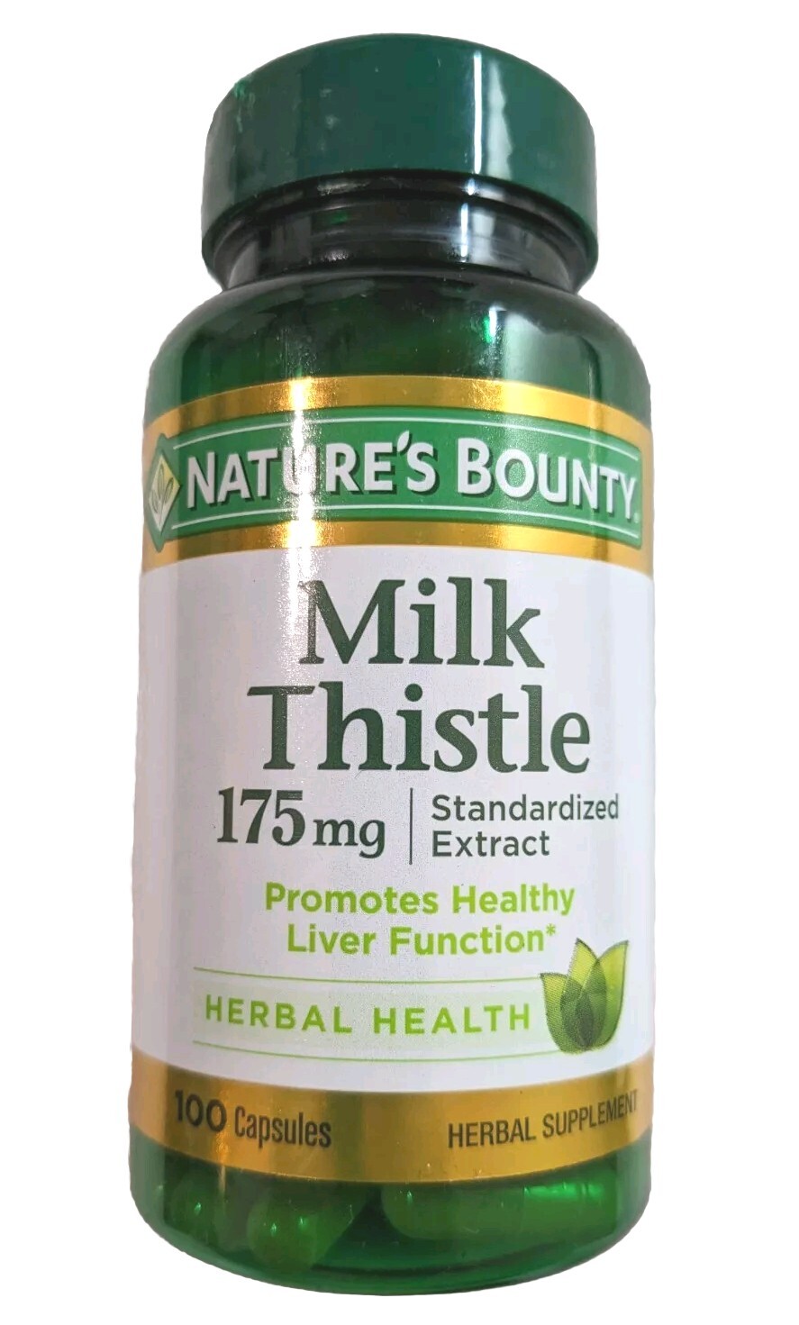 Nature’s Bounty Milk Thistle Extract 175mg, 100 Softgels New & Sealed