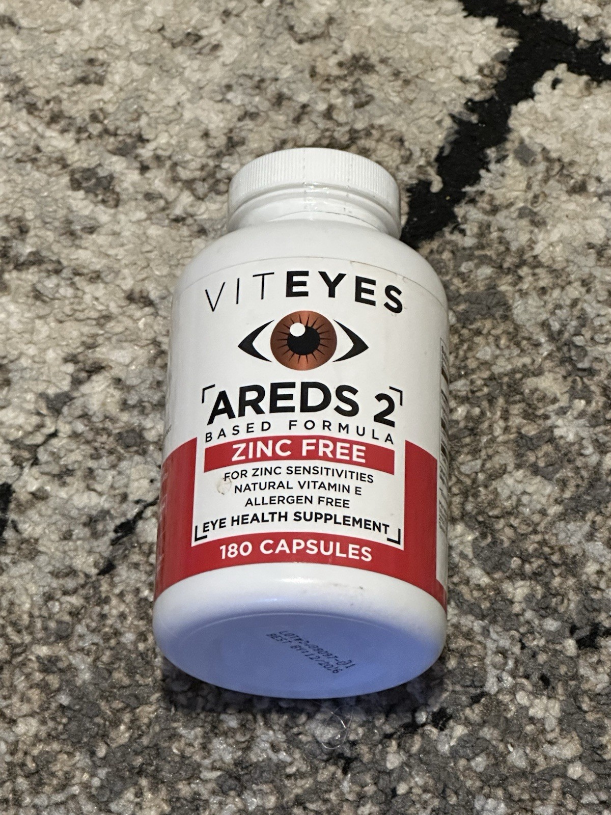 Viteyes AREDS 2 Zinc Free Macular 180 Count (Pack of 1), Capsule Exp 12/2026
