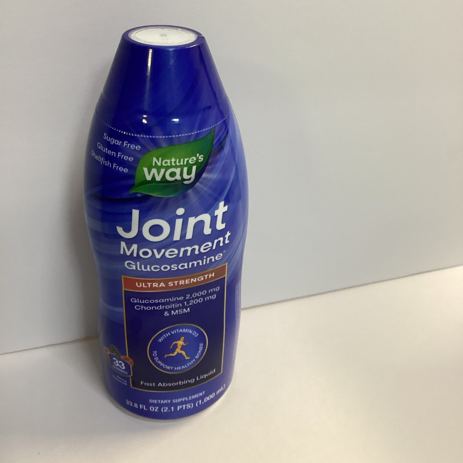 Nature’s Way Joint Movement Glucosamine Extra Strength 33.8oz Liquid EXP-05/27