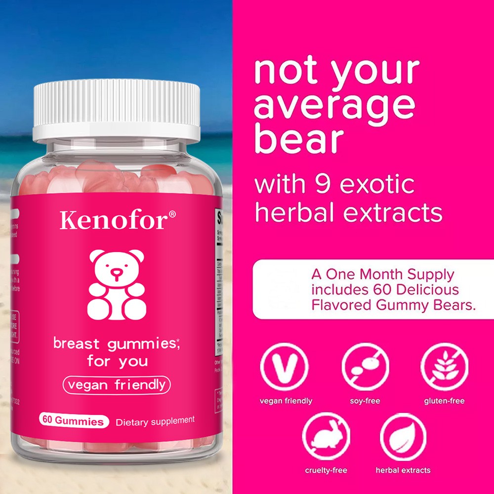 Breast Gummy-With Chaste Tree Berry Extract Increease Estrogen Levels,60 Gummies