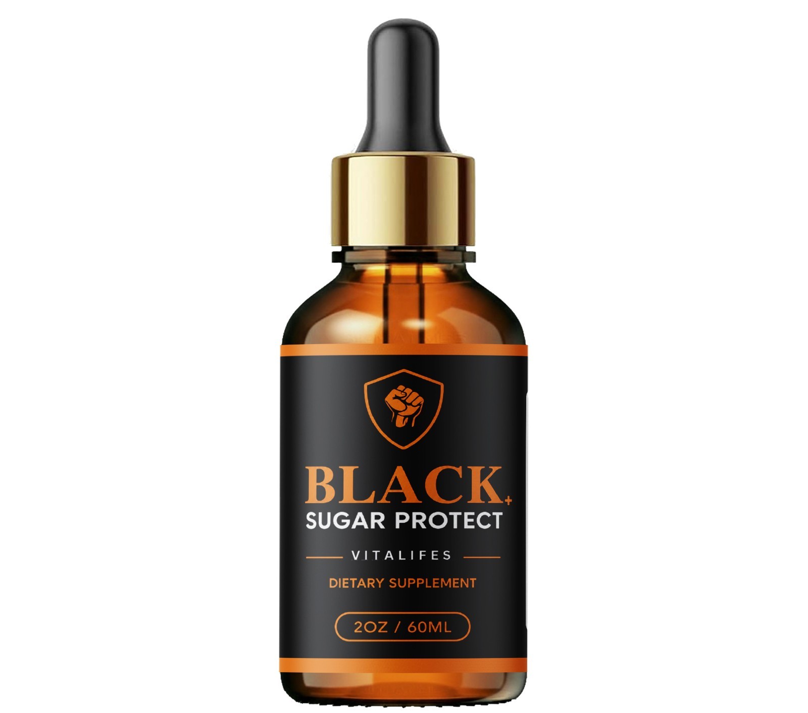 (2 Pack) Black Sugar Protect Drops Advanced Blood Support Supplement 60 Servings