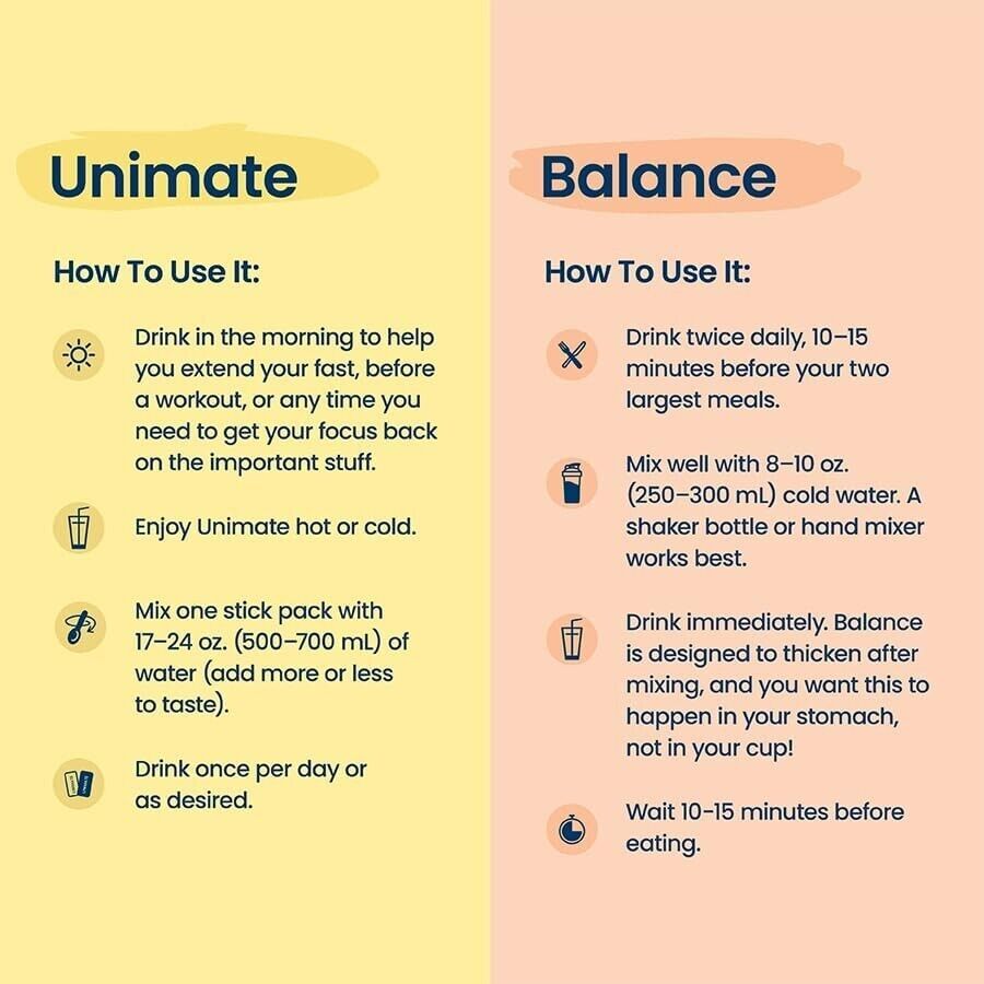 Unicity Balance or Unimate 5/10/30 packs – Exp 01/2026 – Free Shipping