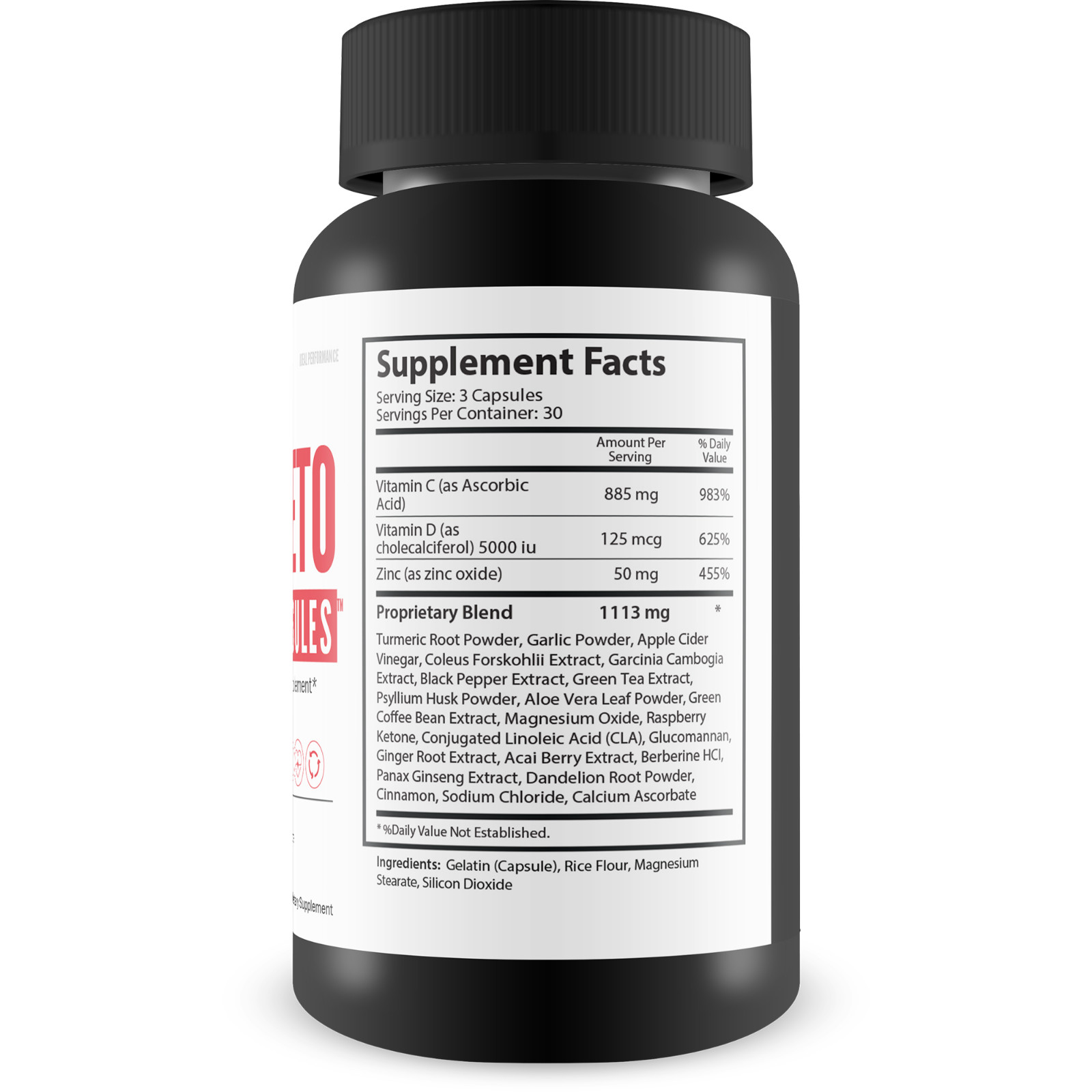 ACV + Keto + Turmeric – Weight Management & Energy Formula – Keto Friendly ACV