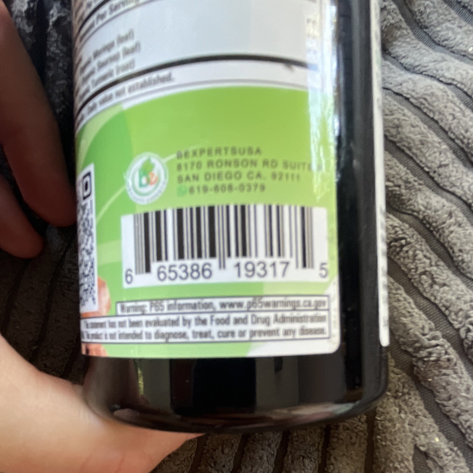 Bexperts USA Moringa Soursop Turmeric 1500mg 90 Veg Capsules Organic Exp 03/31