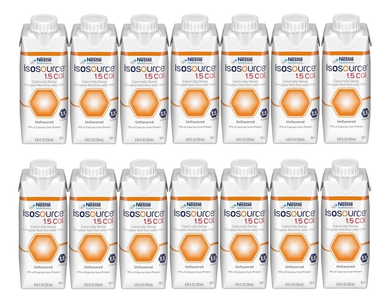 14 Nestle Isosource 1.5 Cal Tube Feeding Formula Unflavor 8.45oz 6/2026 & 8/2026