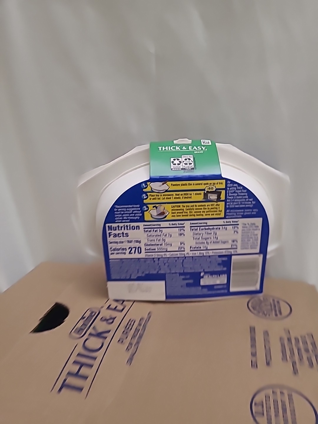 Thick & Easy Purees Thickened Food Beef Lasagna 7.oz Tray 7 Count Exp:12/2025+