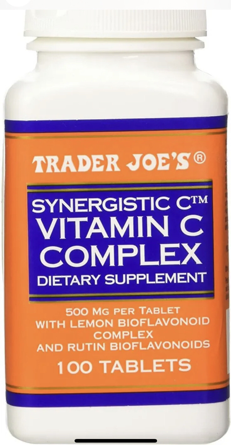 Trader Joe’s Synergistic C Vitamin C Complex Dietary Supplement NEW