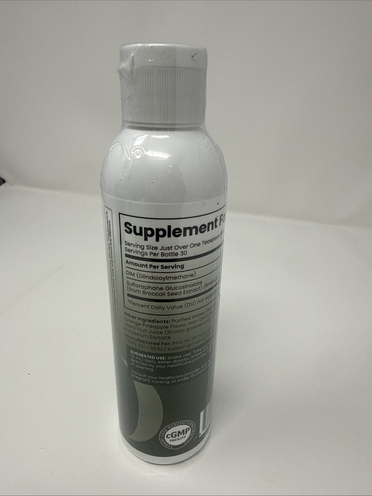 RHO Nutrition Liposomal DIM+ Hormonal Balance Support 8 fl oz MFG: 03/2026