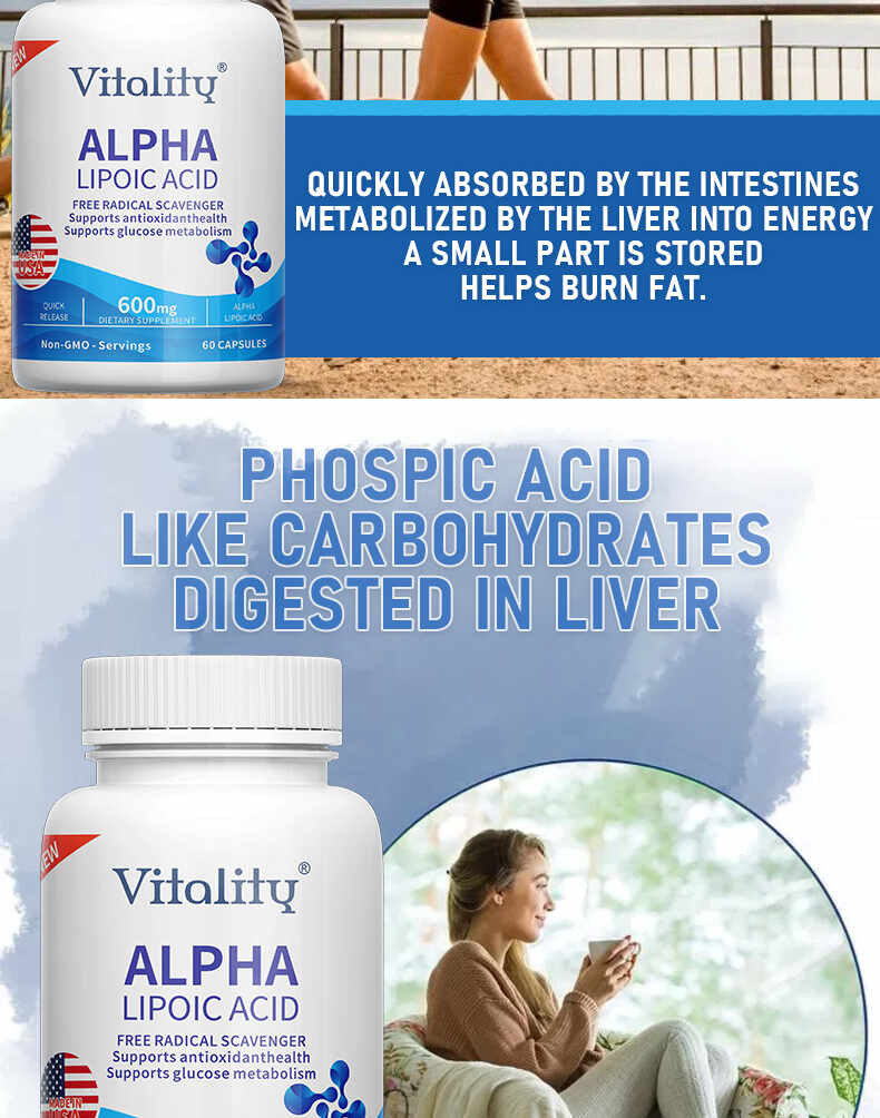 ALPHA LIPOIC ACID extract capsule FREE RADICAL SCAVENGER Supports antioxidant