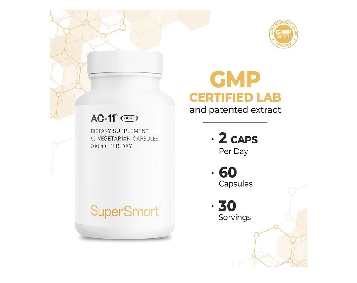 Supersmart AC-11 Supplement 700 mg Per Day 60 Capsules