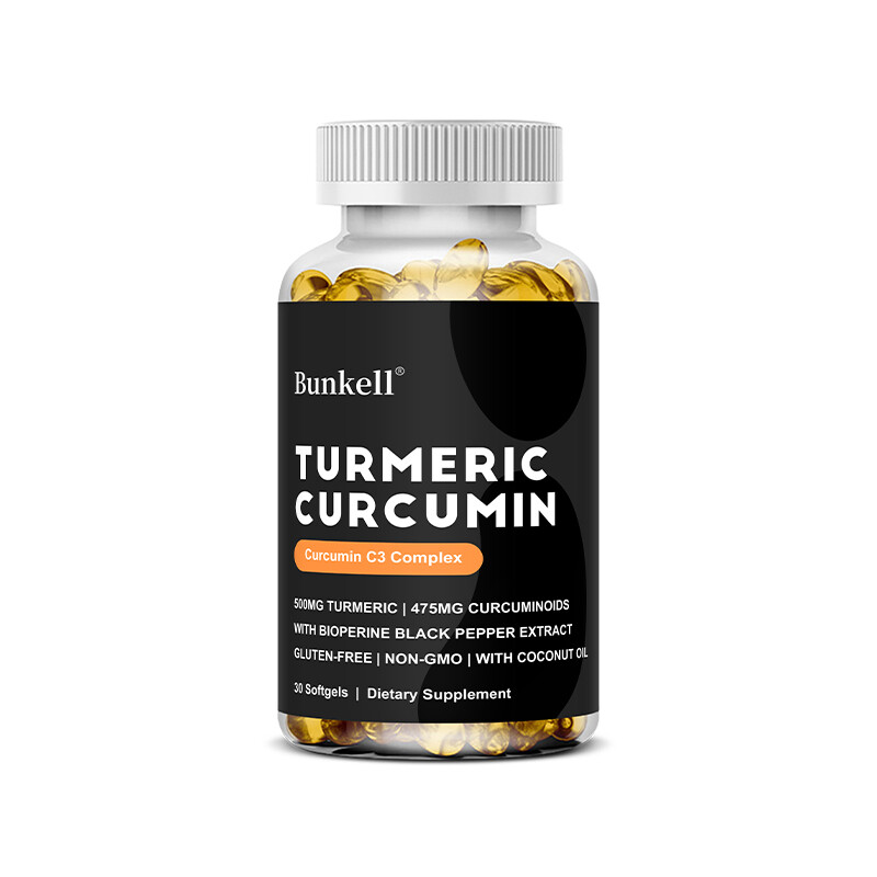 Turmeric and Black Pepper 500 mg – Bone Joint Support Capsules