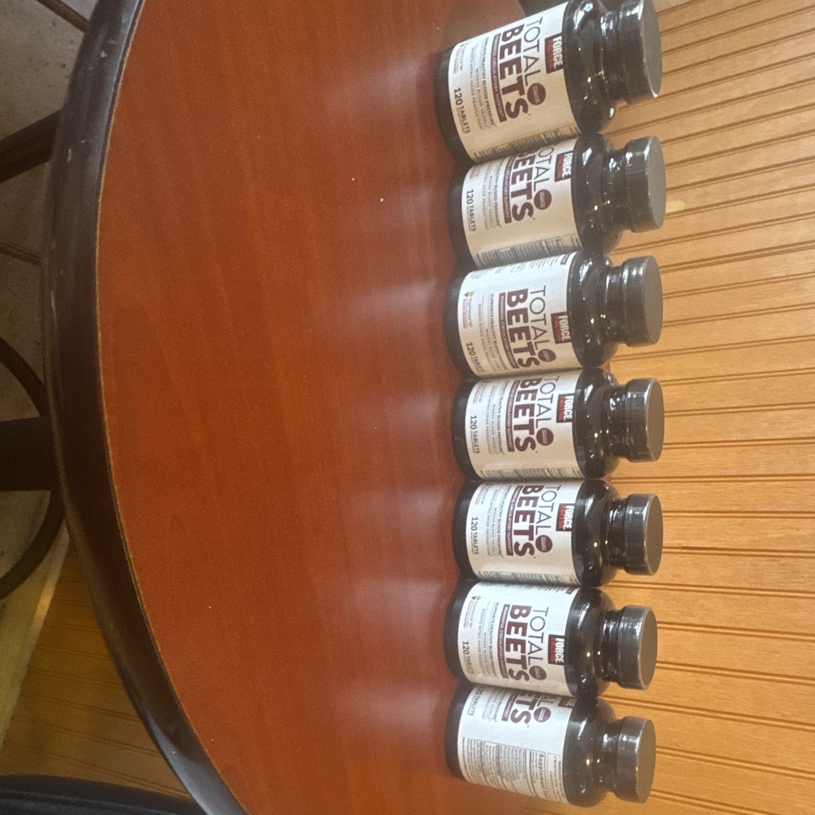 Lot of 7 Force Factor Total Beets Energy Support 120 Tablets Exp 11/28