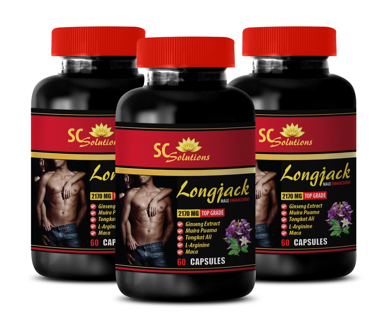 Energy clarity – LONGJACK COMPLEX – Recovery vitality 3 Bottles 180 Capsules
