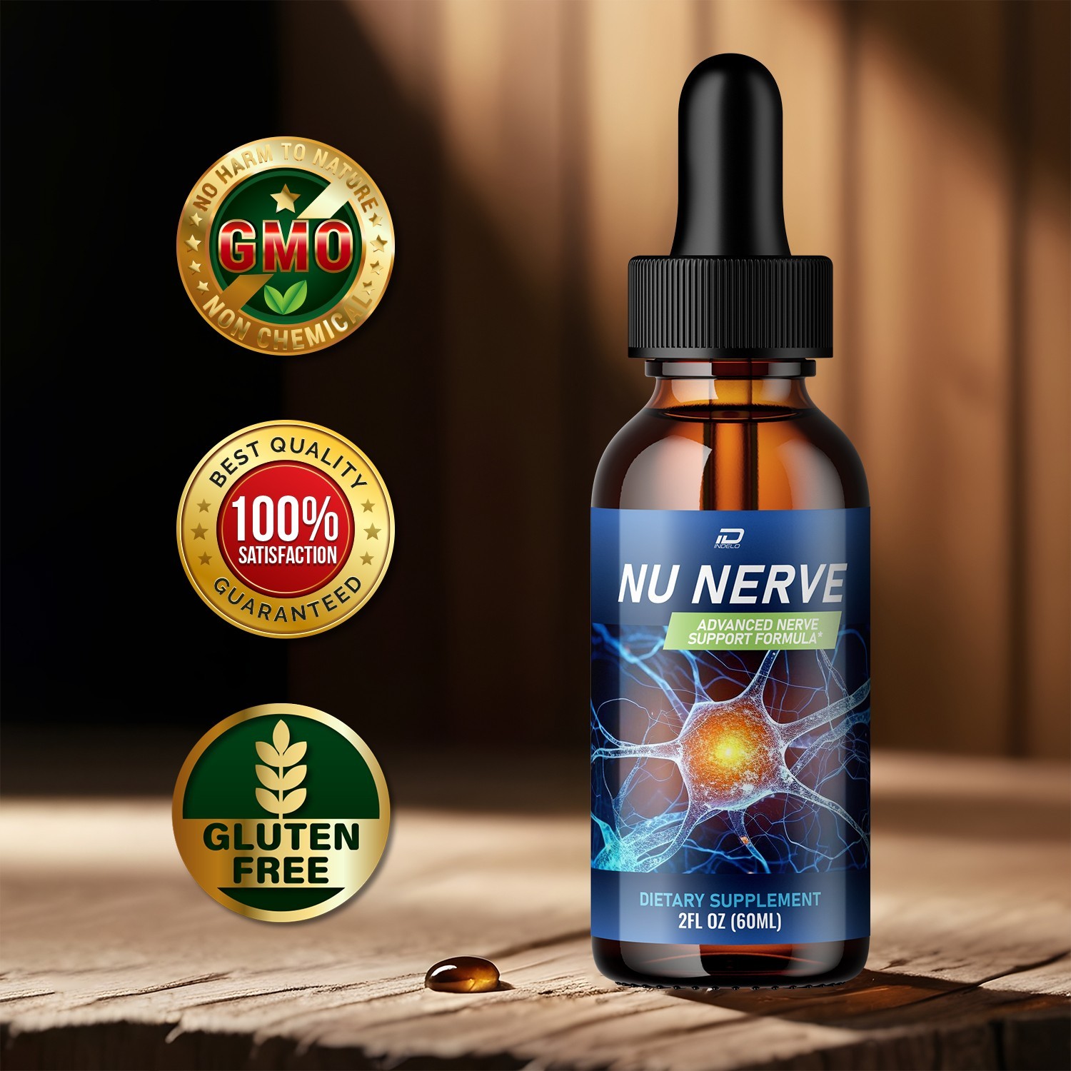 (2 Pack) Nu Nerve – NuNerve Extra Strength All Natural Healthy Organic Support