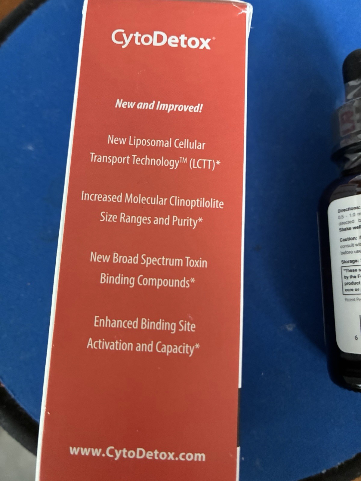 CytoDetox True Cellular Formulas 1 fl oz Detox Supplement NEW IN OPEN BOX- NIB
