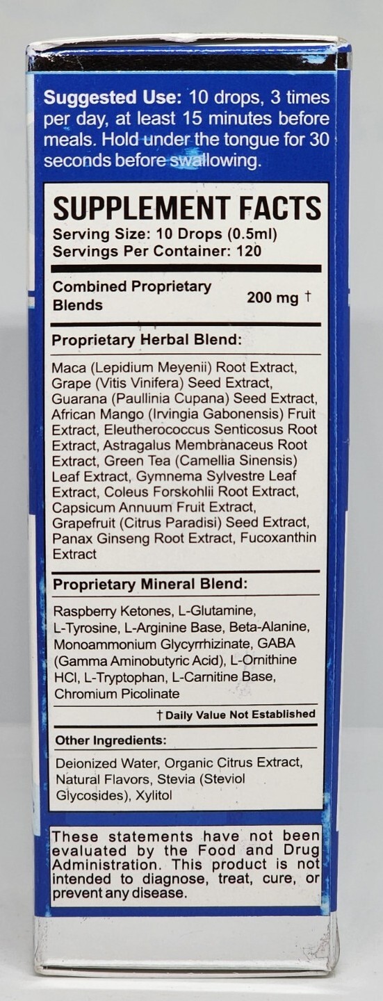 BioSource Labs Complex Diet Drops Full Strength Natural Weight Management Drops