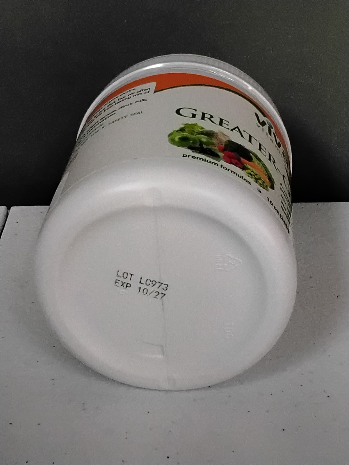 New & Sealed! Viva Vitamins Greater Greens Premium Formula 10oz (285g) 10/2027