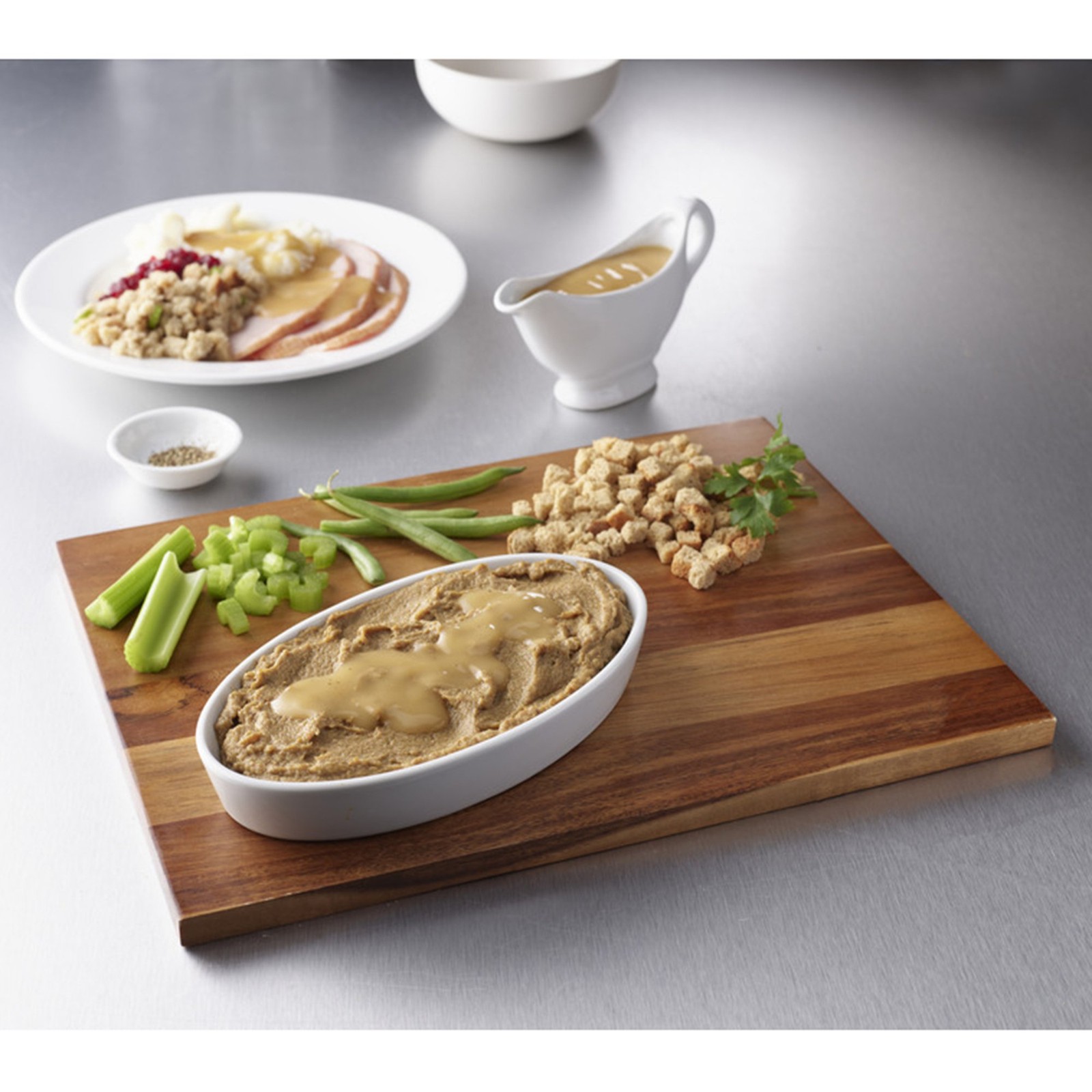 Thick & Easy 60749 Purees Microwave Meal Roasted Turkey Dinner 7 oz 7 Ct
