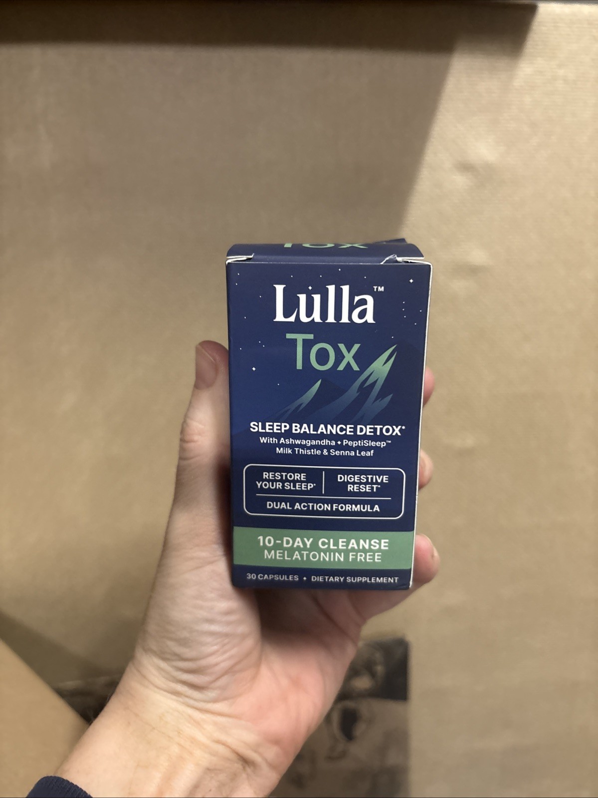 Lulla Tox Sleep Balance Detox New 30ct 4/2028