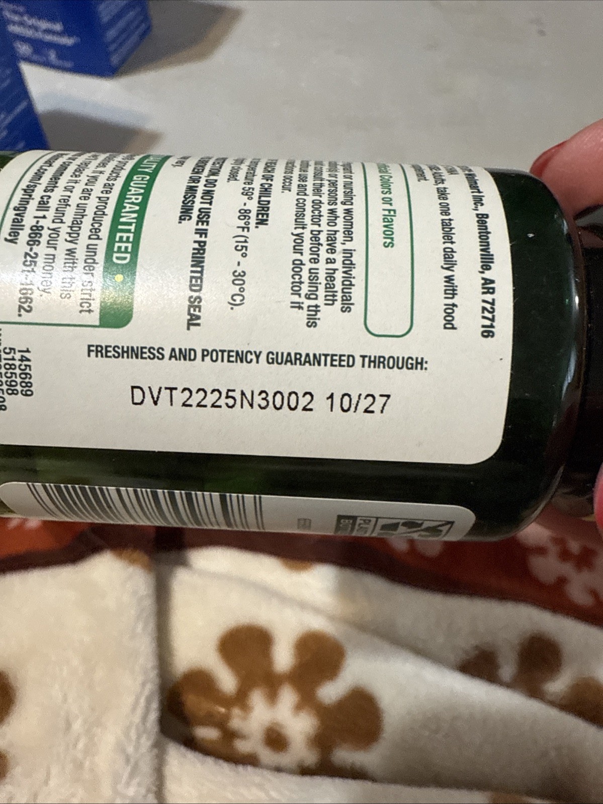Spring Valley Timed Release B100 Complex Tablets 60ct 10/27